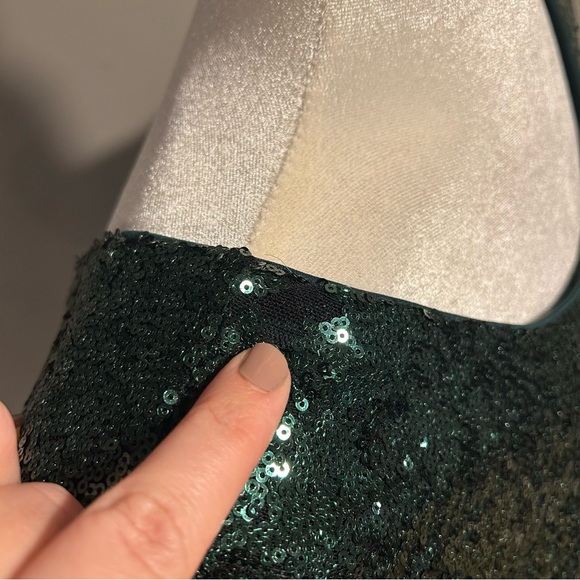 Lulu’s Green Sequin Sparkle Dress Womens Medium - Picture 2 of 9